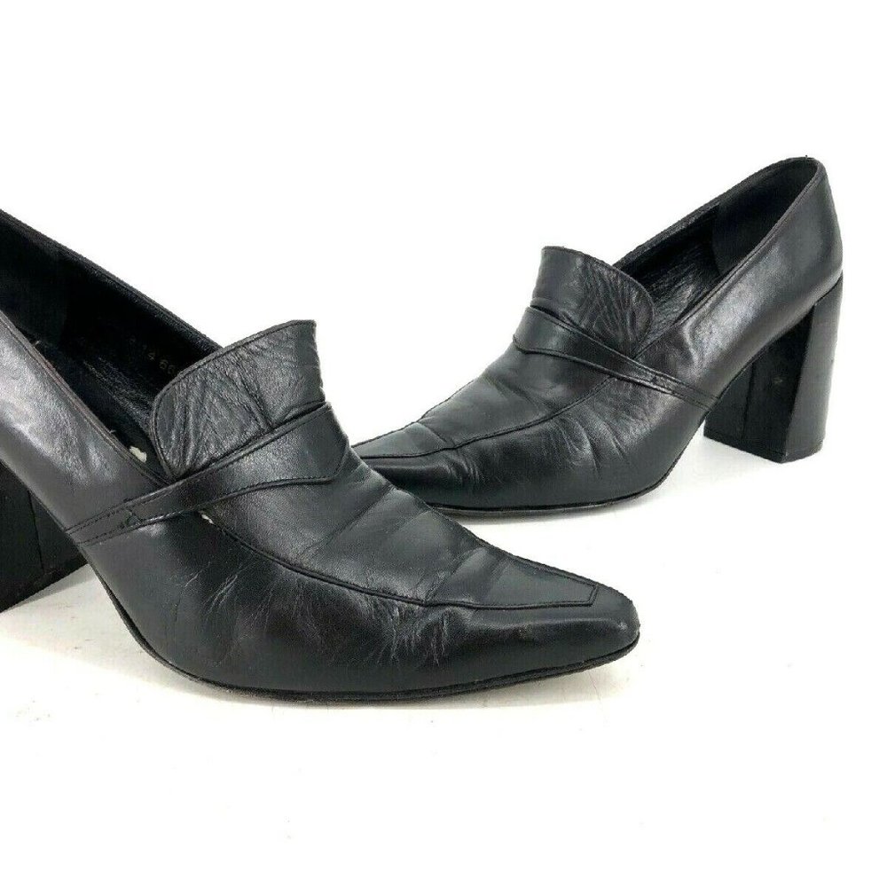 Robert Clergerie Womens Paris France Black Block
